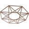 Ekena Millwork Guardian Wood Fretwork Pierced Ceiling Medallion, Walnut, 40"OD x 15 1/2"ID x 1/4"T CMWP40X40X0250GDWA - alternate 3